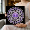 DIY Pearl Painting Mandala for Home Wall Decor with Frame(25x25cm)