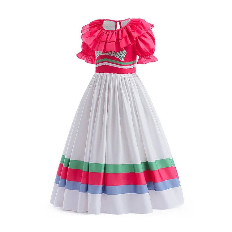 Kids Children Zombies 4: Dawn of the Vampires (2025) Addison Pink White Dress Outfits Cosplay Costume