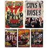 (Multi Style)Guns N' Roses - Metal Tin Signs(8*12Inch/12*16Inch)