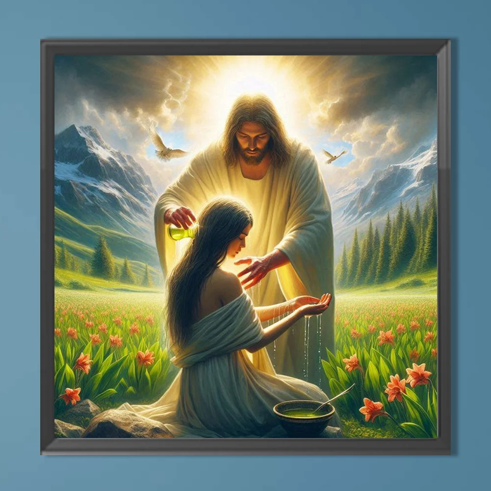 Diamond Painting - Full Round Drill - Jesus(Canvas|40*40cm)