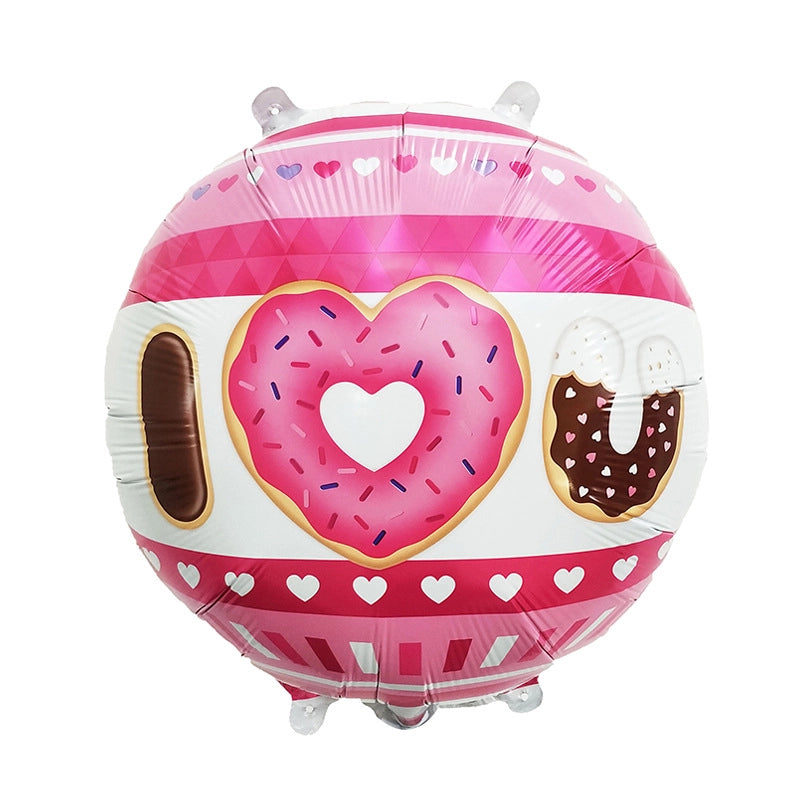 Vacation Minimalist Heart Shape Aluminum Film Travel Daily Balloons