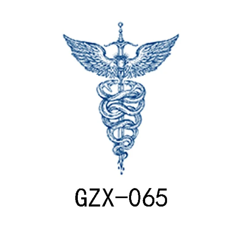 Herbal Semi-Permanent Tattoo Sticker Net Red Tattoo Sticker Waterproof Sweat Lasting Herbal Tattoo Sticker