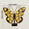 LED Solar-Powered Wall Lamp Hollow Out Wall Decoration Light Wrought Iron Decorative Light IP65 Waterproof Solar Ambient Landscape Lights for Villa Garden Courtyard Decor