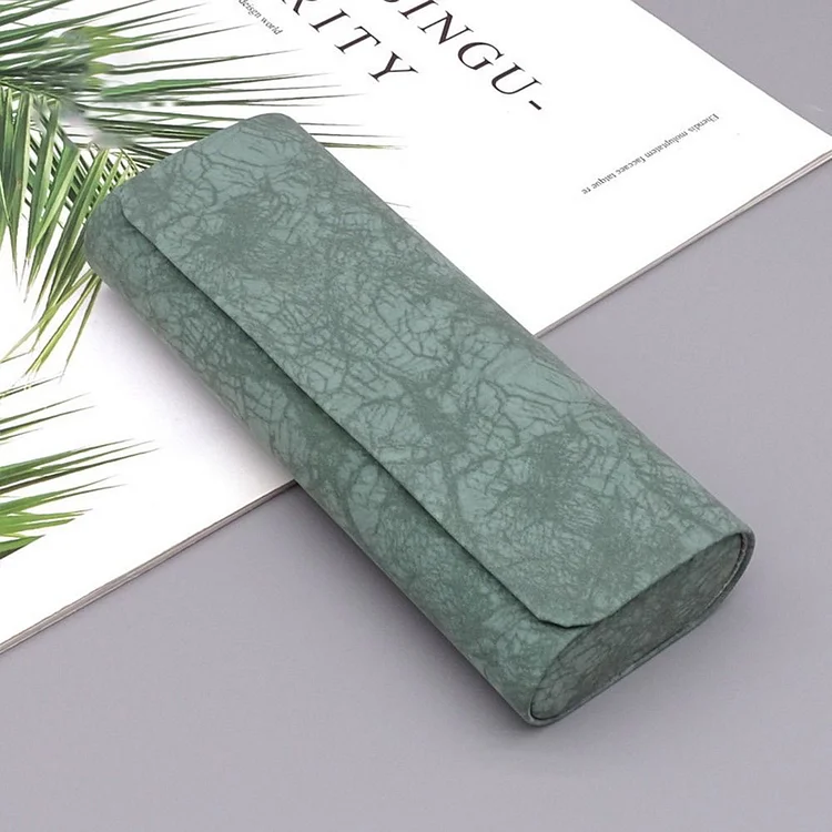 New Portable Unisex Glasses Box Protective Case Sunglasses Case Handmade Optical Reading Eyeglasses Accessories Fashion