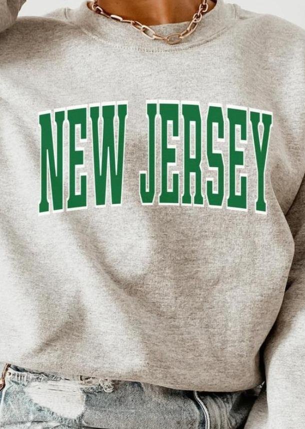 NEW JERSEY CREWNECK August Lemonade August Lemonade