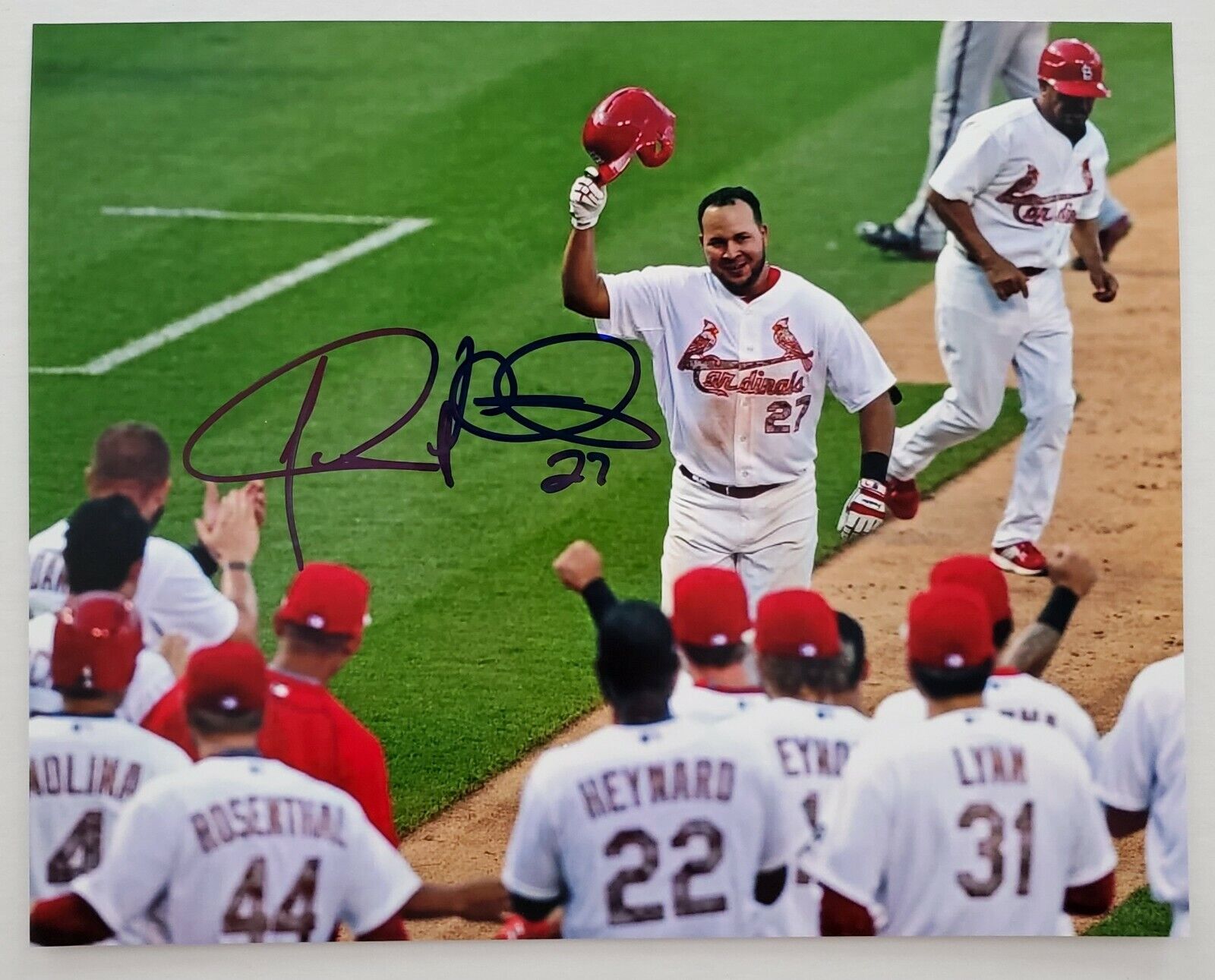 Jhonny Peralta Signed 8x10 Photo Poster painting MLB St Louis Cardinals RAD