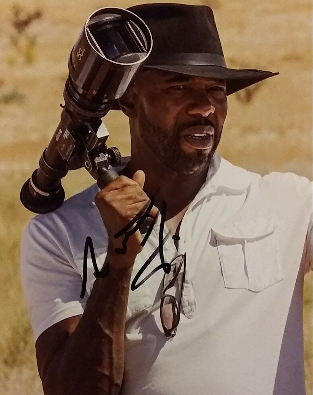 Antoine Fuqua signed 8 x 10