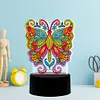 Butterfly DIY Diamond Painting LED Light Lamp Home Decor Craft Kit
