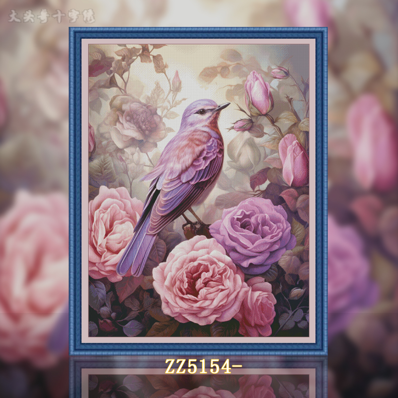 [ZZ5154-Purple Feather Yanran] Painting Fairy Cross Stitch