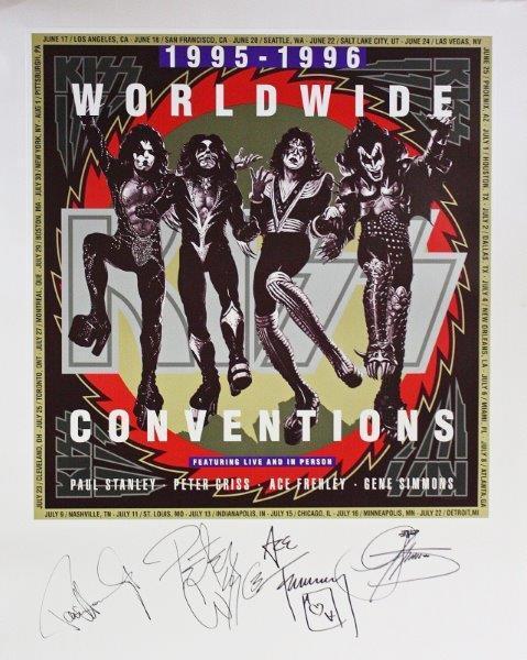 REPRINT - KISS Paul Stanley - Gene Simmons Signed 8 x 10 Glossy Photo Poster painting Poster RP