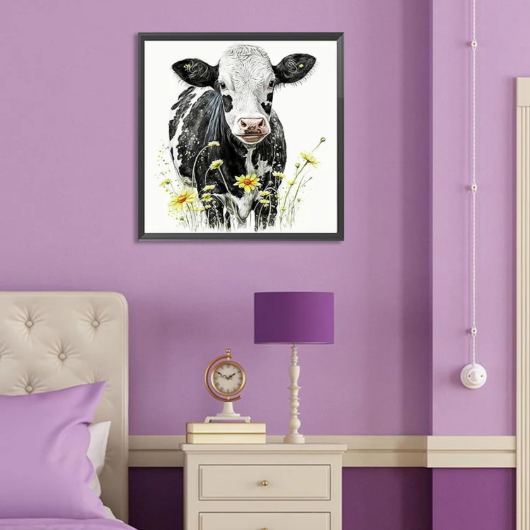 Purle Cow - Diamond Paintings 