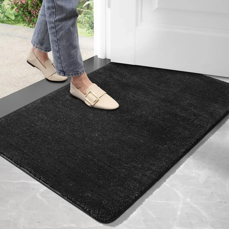 Sdrawing Wear Resistant Super Absorption Front Door Mat for Shoe Scraper Corrosion Resistant floor mats Outdoor Entry door rug