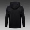 Joyfball 2024/2025 Barcelona Long Zipped Hat Style Jacket Black Football Jersey 1:1 Thai Quality