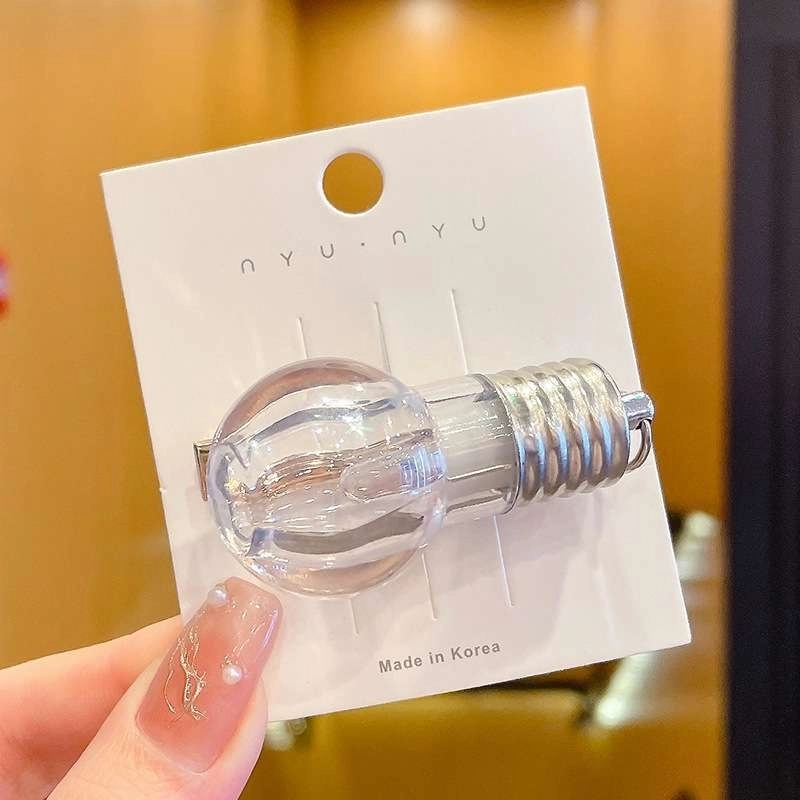 Halloween Funny Cool Style Women’s Scissors Bulb Mixed Materials Hair Clip