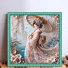 Kimono Girl-11CT Stamped Cross Stitch 50*50cm