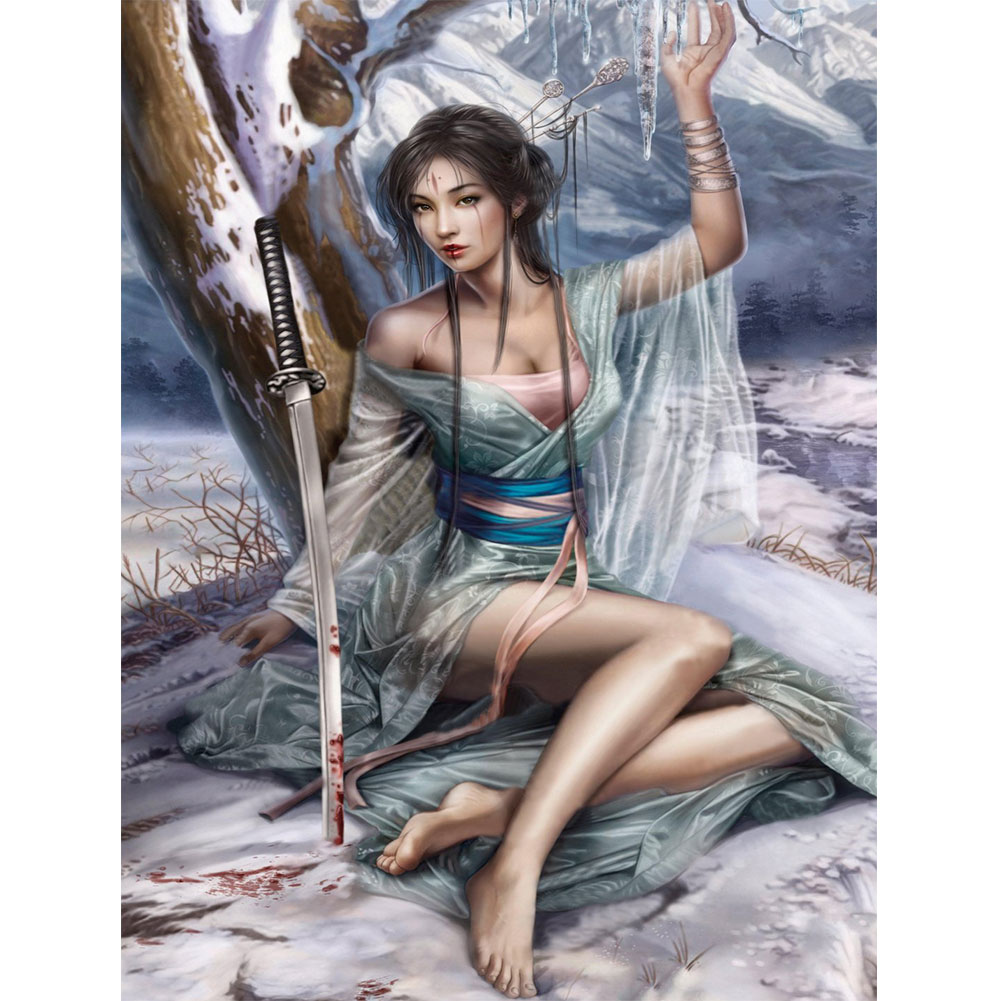 

Woman with Sword - Square Drill Diamond Painting - 30*40CM, 501 Original