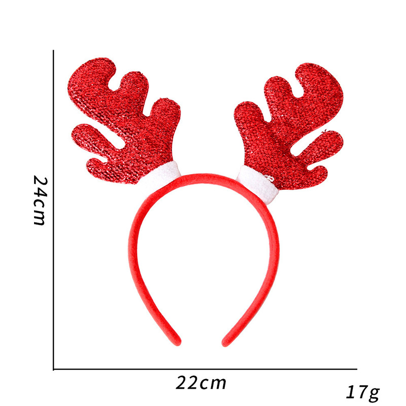 Christmas Party Multicolor Sequin Stars Hair Hoop 2024 - Flycurvy 