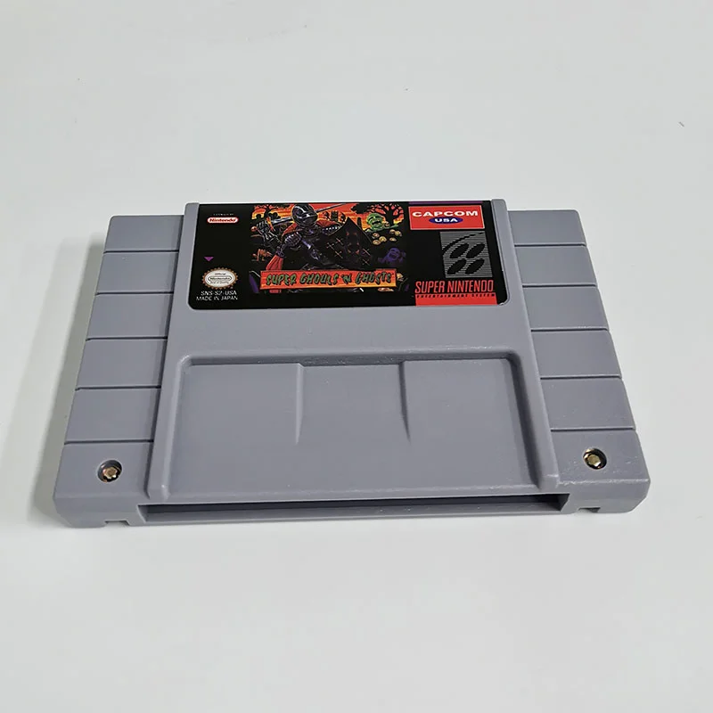 Super Ghouls 'N Ghosts SNES For Super Nintendo Entertainment System - 16 Bit US Version Game Cartridge