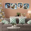 4pcs Diamond Painting-DIY Crystal Rhinestone Xmas Horse(40x40cm)