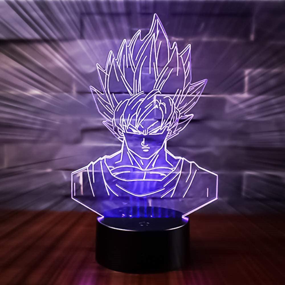 

Dragon Ball series 3D desk lamp visual stereo light colorful touch LED nigh, 501 Original