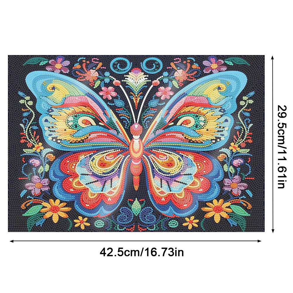 DIY Butterfly Diamond Painting Placemat Heat Resistant Diamond Art Table Mat