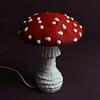 3D Printed Mushroom Lamp - Unique Toadstool Night Light for Home Decor, LED Fairy Light, Whimsical Fungi Lamp Gift