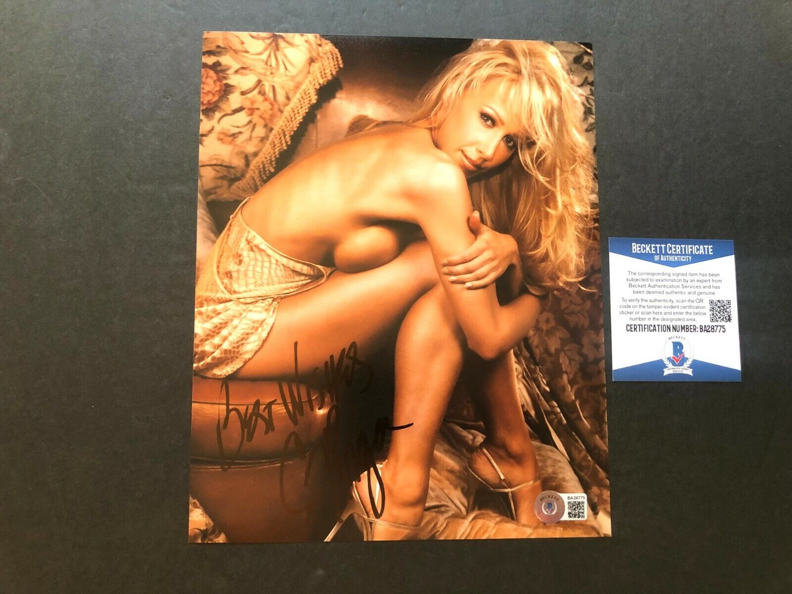 Ginger Harrison signed autographed sexy classic 8x10 Photo Poster painting Beckett BAS coa