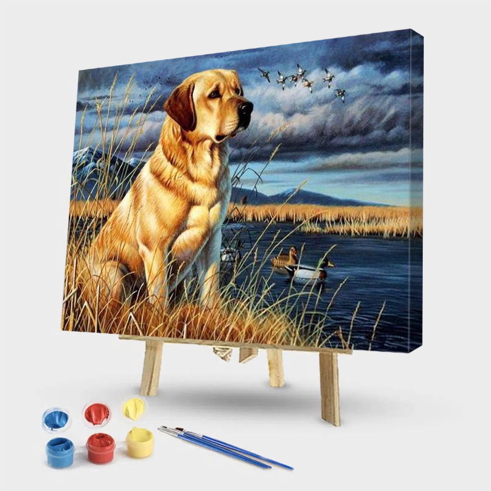 

50*40CM - Paint By Numbers - Dog, 501 Original