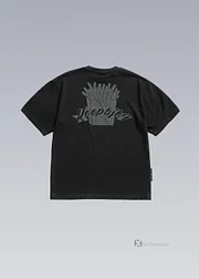 【BAON】[unisex] Void printing tee BJHG Chips Printed Shirts - Affordable Techwear - X