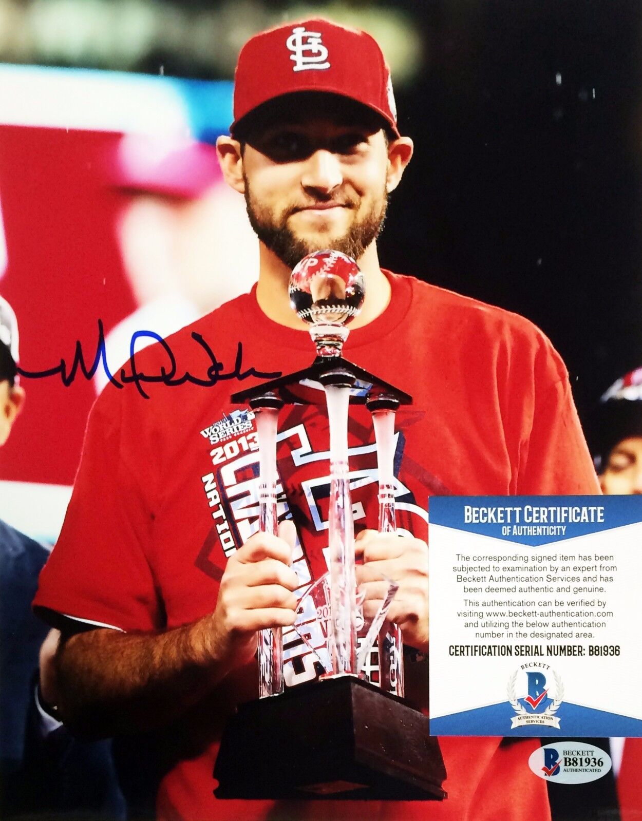 Michael Wacha Autographed Signed Cardinals Baseball 8x10 Photo Poster painting BAS B81936