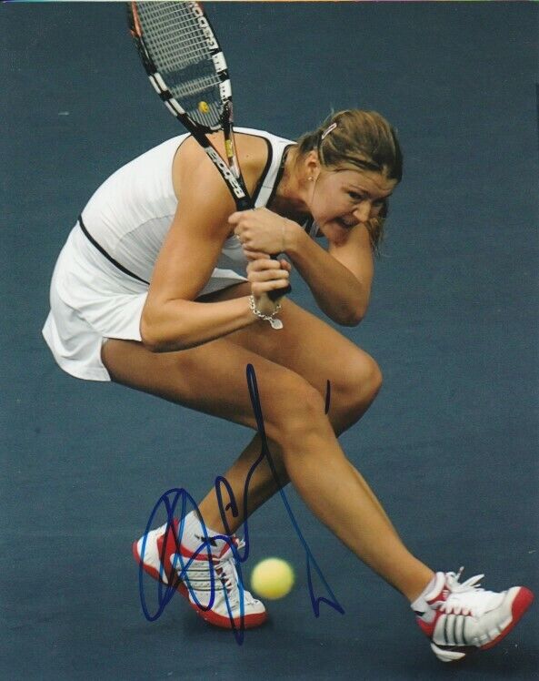 SEXY DINARA SAFINA SIGNED WTA TENNIS 8x10 Photo Poster painting #3 Autograph PROOF