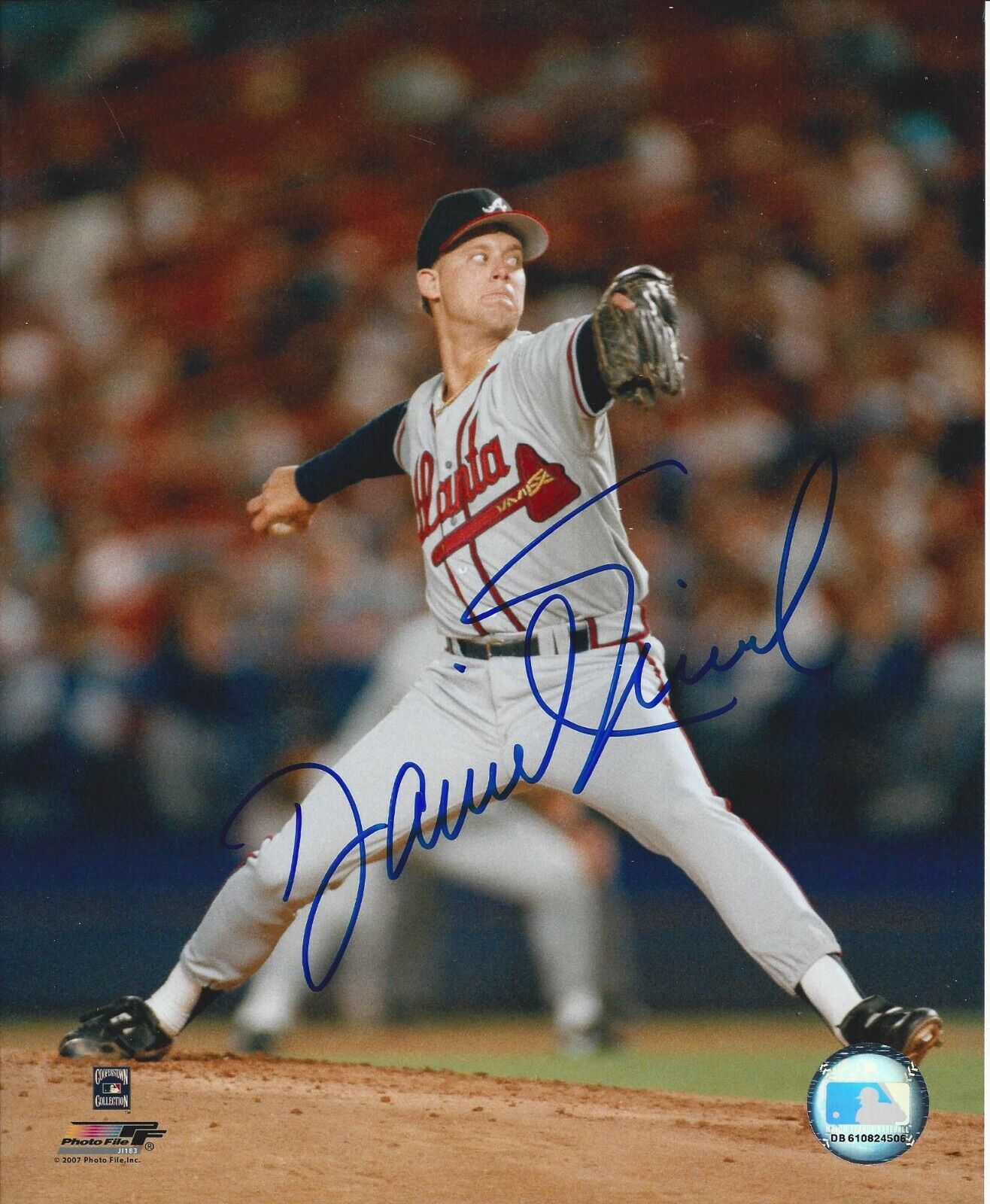 David Nied autographed 8x10 Atlanta Braves#3