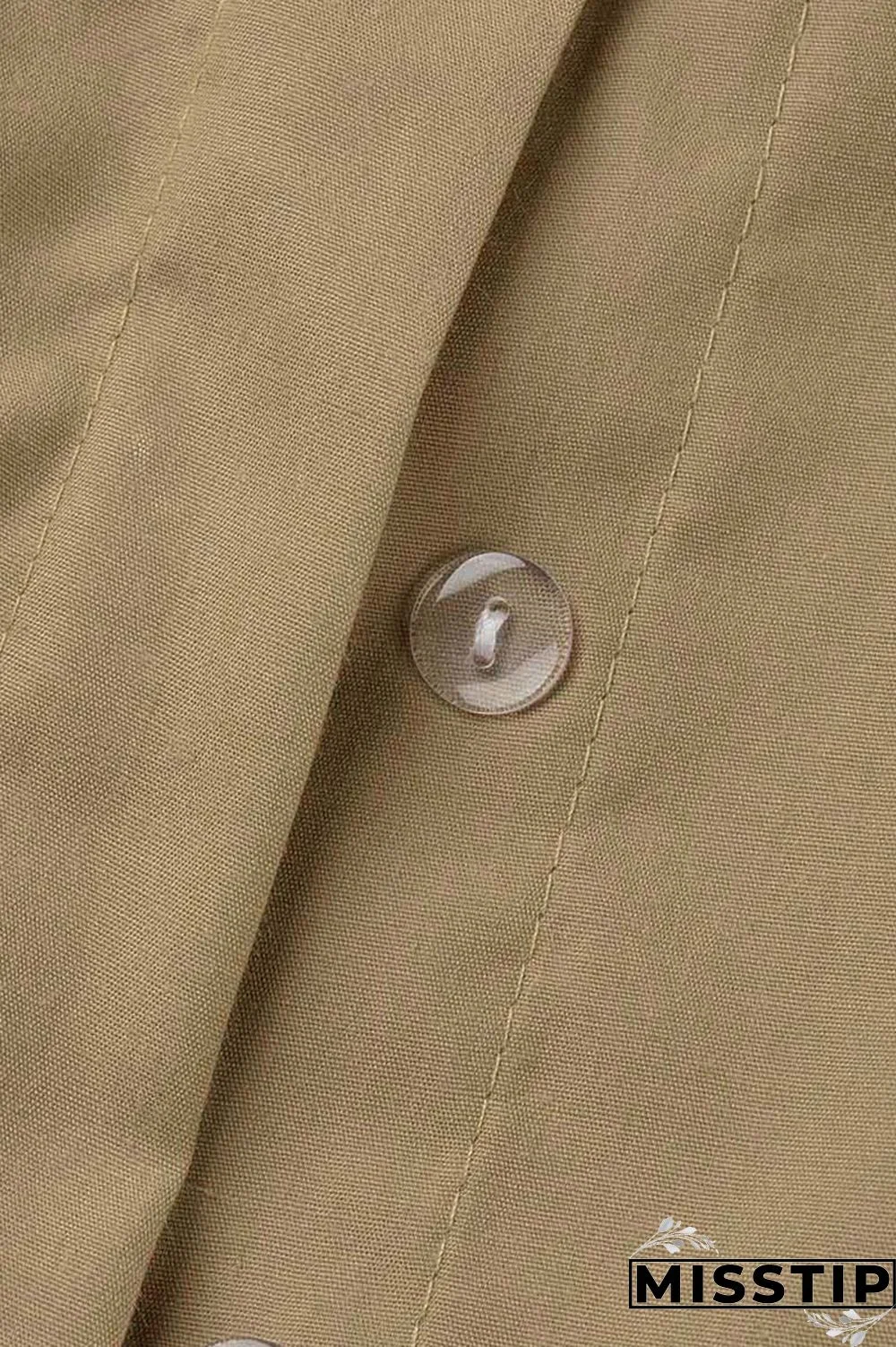 Black Casual Solid Patchwork Turndown Collar Tops