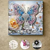 (25x25cm)DIY Pre-Framed 3D Flapping Butterfly Diamond Painting Art Craft Kit Living Room Decor