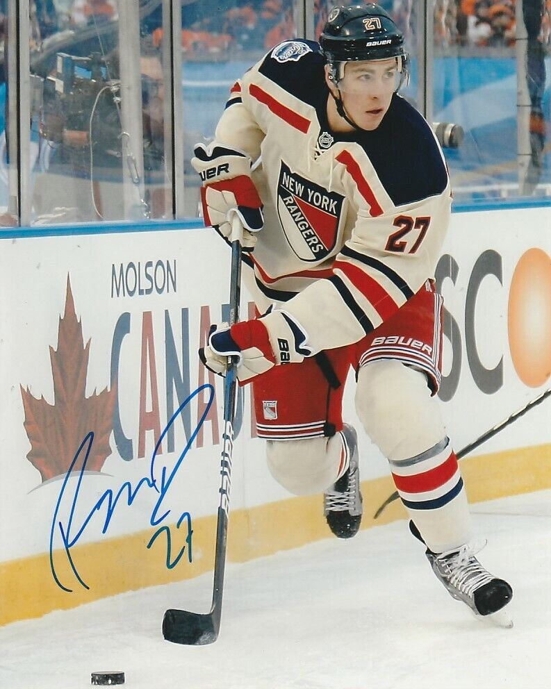 RYAN McDONAGH SIGNED NEW YORK NY RANGERS WINTER CLASSIC 8x10 Photo Poster painting! Autograph