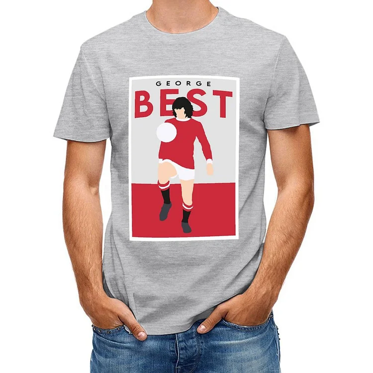 George Best Inspired Short Sleeve Soccer Culture Tee