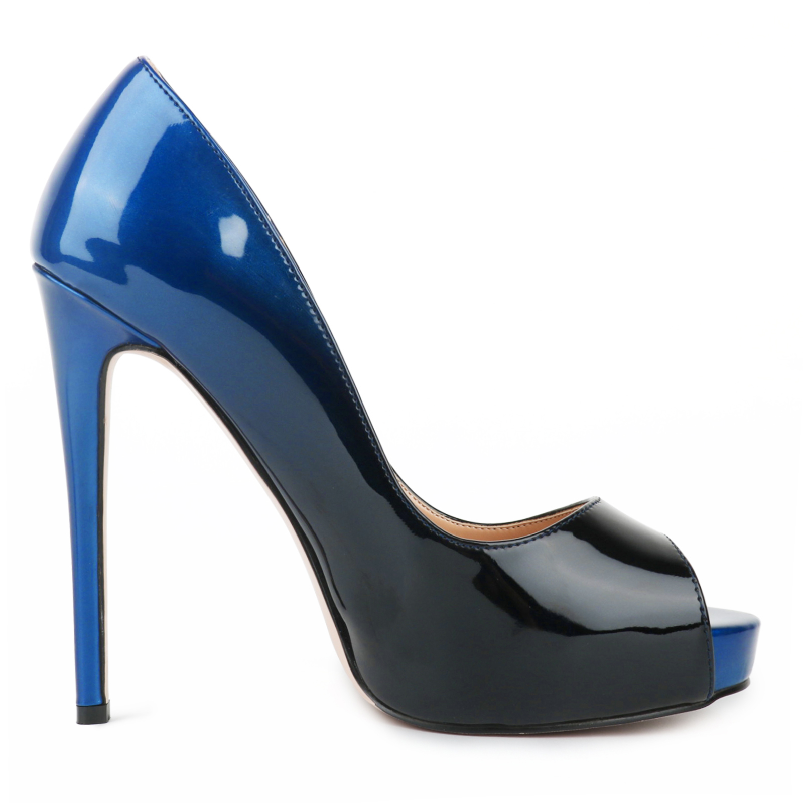 4.72'' Women's Platforms Heels Party Wedding Gradient Pumps-MERUMOTE