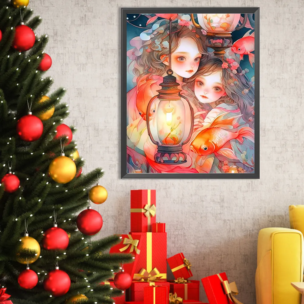 Full Round Diamond Painting 40*50cm - Girl