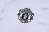 Joyfball 2025/2026 Manchester United Half-Pull Training Suit White Football Shirt 1:1 Thai Quality