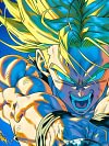 Super Saiyan Trunks Decorative Painting - Dragon Ball - BLK Studio