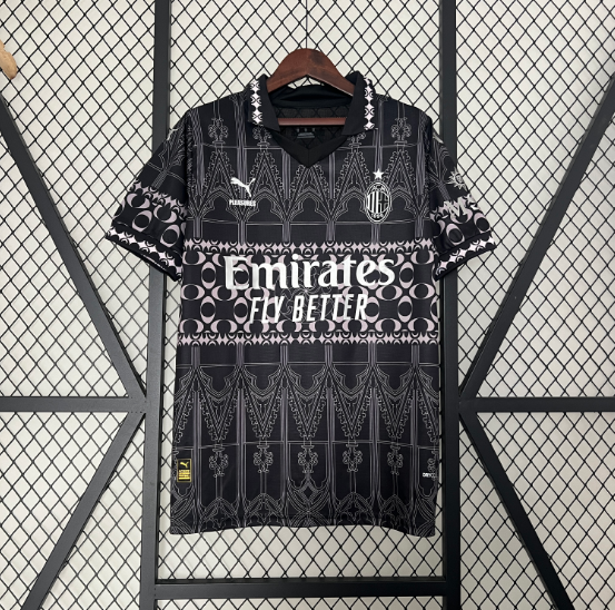 2024-2025 AC Milan Joint Version Black Football Shirt Thai Quality