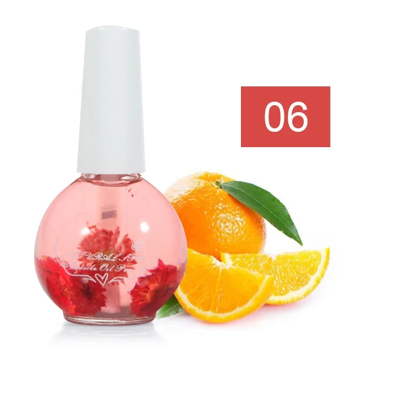 15ml Nail Nourishment Oil Dried Flowers Softener Nutritional Cuticle Oil Treatment Nutritious Gel Polish Nail Care Nail Art Tool-Nail Inspo