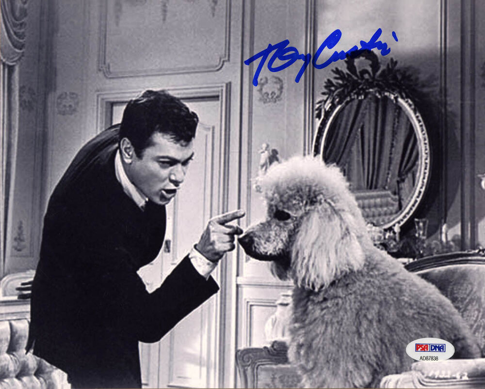 Tony Curtis SIGNED 8x10 Photo Poster painting Wild and Wonderful PSA/DNA AUTOGRAPHED Mr. Cognac