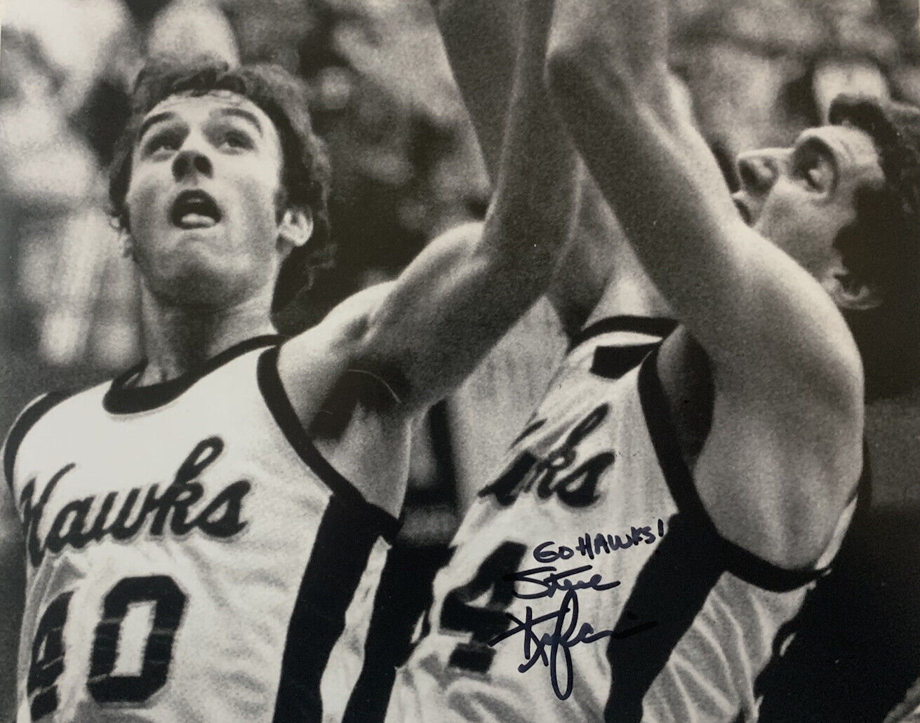 STEVE KRAFCISIN HAND SIGNED 8x10 Photo Poster painting IOWA HAWKEYES BASKETBALL AUTHENTIC