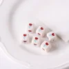Lovely Red Beige Cartoon Acrylic Beads DIY Accessories