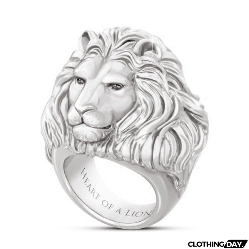 Popular Exaggerated Lion Head Rings For Men