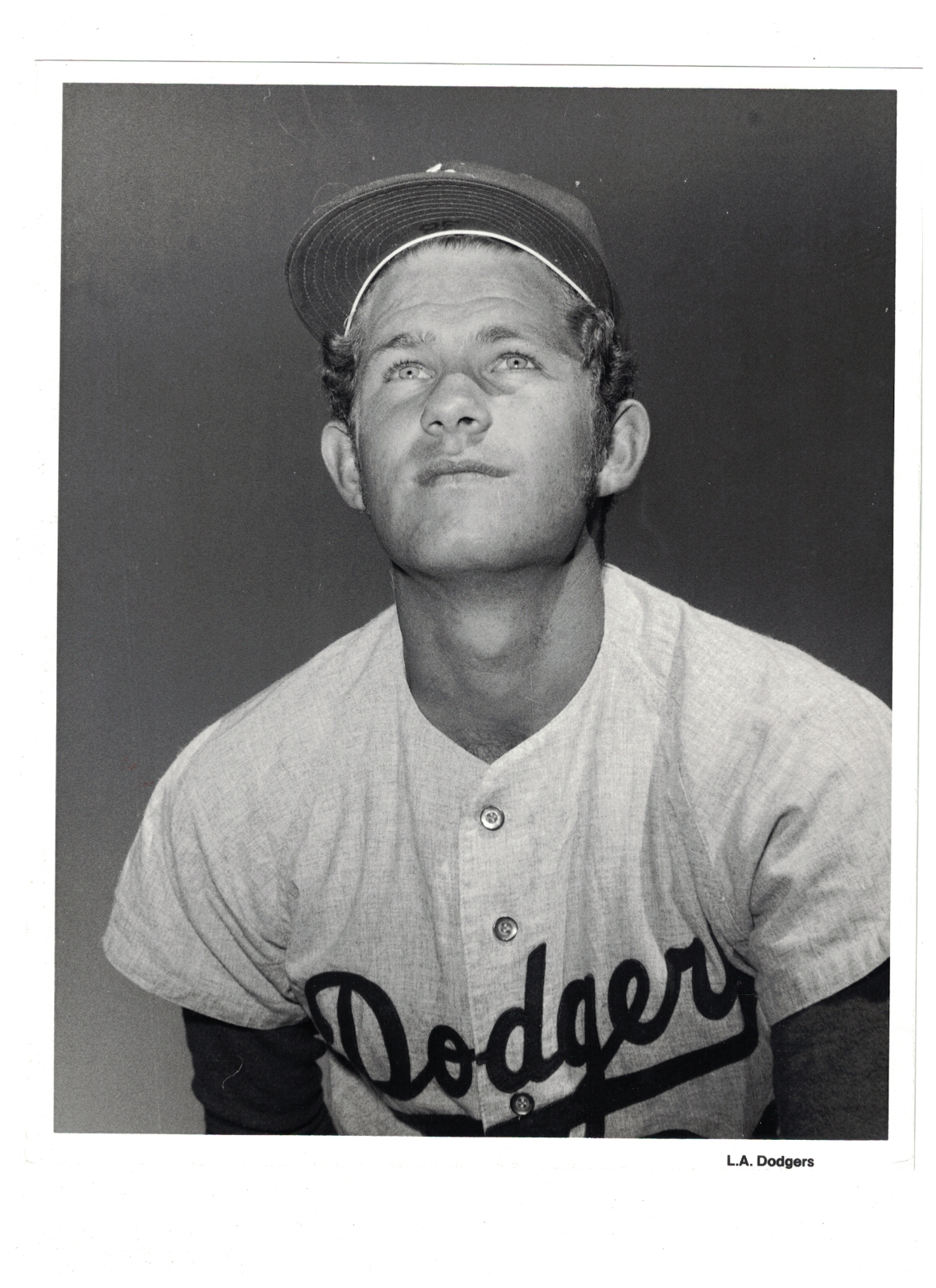 Sandy Vance Los Angeles Dodgers 8x10 Vintage Team Issue Baseball Photo Poster painting RH2