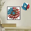 Diamond Painting-DIY Crystal Rhinestone Flag flower