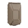 Modular Battery Storage Box Organizer for CR2032 AAA 18650 18350 CR123A (Khaki)