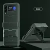 Drop Protection Kickstand Phone Cover Case for Samsung Galaxy Z Flip3 5G Non-Fingerprint Fundas Coque